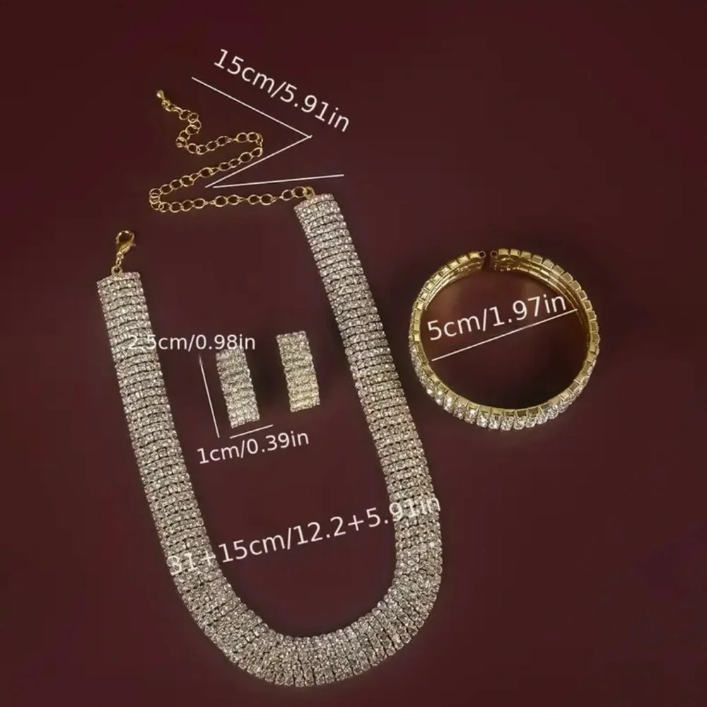 Matching Necklace, Bracelet, and Earring Set - Picture 5 of 6